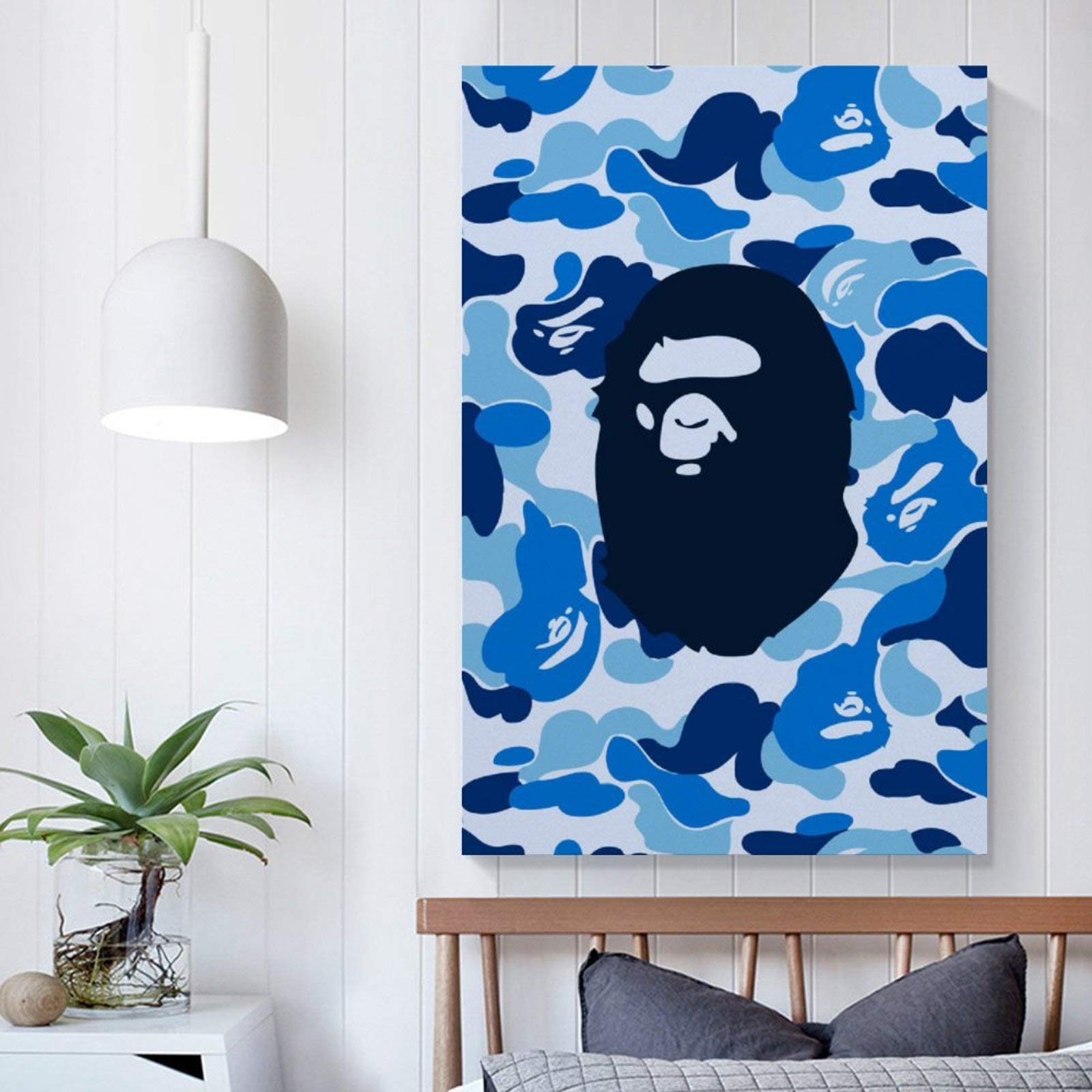SDFF Bape Camo Monkey Hypebeast HD4 Canvas Art Poster and Wall Art